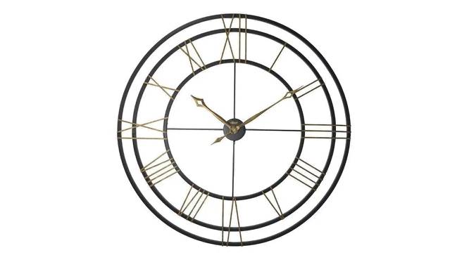 Black & Gold Double Layer Wall Clock - 2 feet (Black) by Urban Ladder - Design 1 Side View - 799715