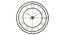 Black & Gold Double Layer Wall Clock - 2 feet (Black) by Urban Ladder - Design 1 Side View - 799715