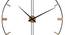 Sleek Black & Gold Wall Clock - 2 feet (Black) by Urban Ladder - Design 1 Side View - 799716