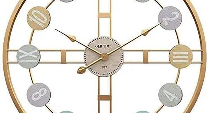 Colorful Numbers Wall Clock - 2 feet (Black) by Urban Ladder - Design 1 Side View - 799720