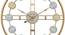 Colorful Numbers Wall Clock - 2 feet (Black) by Urban Ladder - Design 1 Side View - 799720