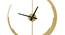 Moon Wall Clock - 2 feet (Gold) by Urban Ladder - Design 1 Side View - 799721