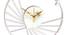 Multi-spikes Designer Wall Clock - 2 feet (White) by Urban Ladder - Design 1 Side View - 799724