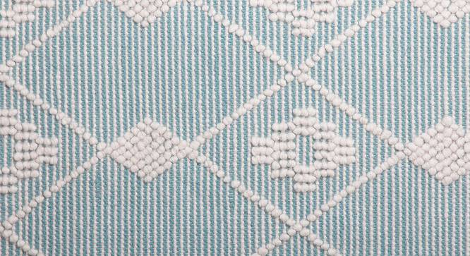 Kilim Hand Woven Dhurrie KCD-126_5X8 (Blue, 8 x 5 Feet Carpet Size) by Urban Ladder - Close View - 