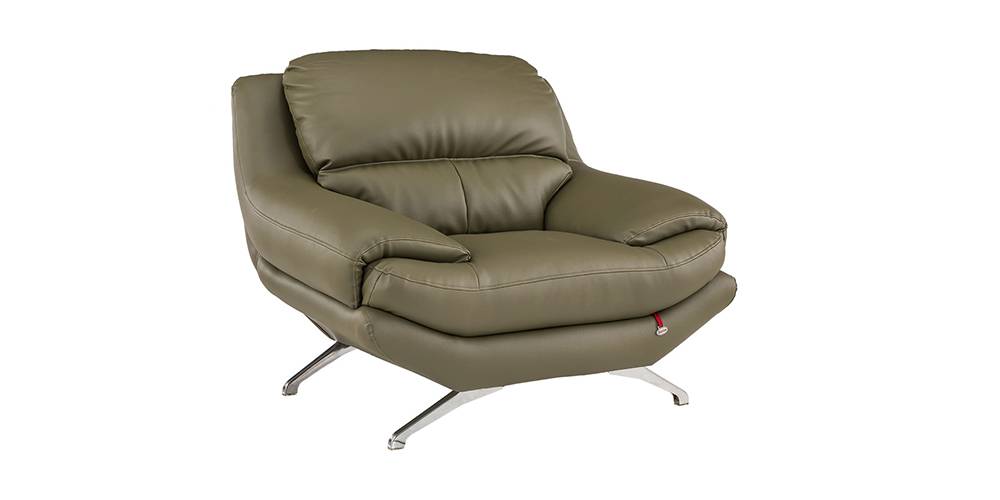 Clarkson Leatherette Sofa (Green) by Urban Ladder - - 
