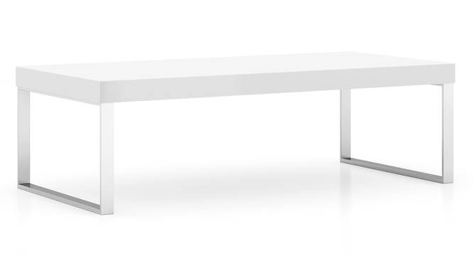 Marcel Coffee Table (White Gloss Finish, Large Size) by Urban Ladder - Close View - 