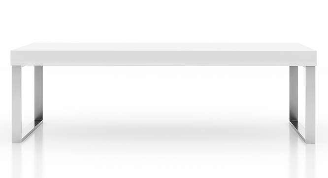 Marcel Coffee Table (White Gloss Finish, Large Size) by Urban Ladder - Top Image - 