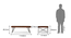 Dyson Coffee Table (Walnut Finish) by Urban Ladder - Dimension - 