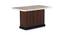 Catherine Stone 4 Seater Dining Table Set (White Finish) by Urban Ladder - Design 1 Side View - 801005