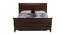 Reagan Non Storage Bed (Walnut Finish, Queen Bed Size) by Urban Ladder - Design 1 Side View - 801007