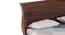 Reagan Non Storage Bed (Walnut Finish, Queen Bed Size) by Urban Ladder - Ground View Design 1 - 801013