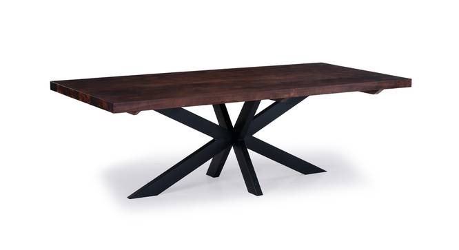 Sabrina 8 Seater Dining Table Set (Brown, Brown Finish) by Urban Ladder - Design 1 Side View - 801046