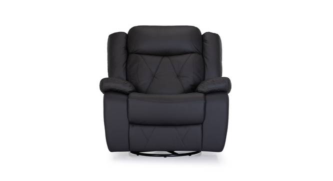 Bosco Leather Recliner (Brown, One Seater) by Urban Ladder - Design 1 Side View - 801137