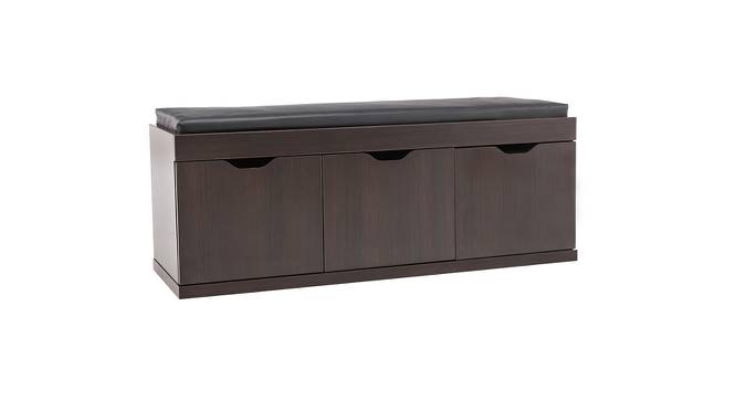 Cedric Engineered Wood Shoe Rack in Brown (Brown Finish) by Urban Ladder - Front View Design 1 - 801188