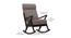 Greg Solid Wood Rocking Chair in Brown (Brown) by Urban Ladder - Front View Design 1 - 801191