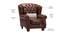 Beverly Leather Lounge Chair (Brown) by Urban Ladder - Ground View Design 1 - 801266
