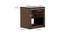 Salvador Engineered Wood Bedside Table in Dark Brown Finish (Brown Finish) by Urban Ladder - Design 1 Dimension - 801272