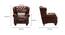 Beverly Leather Lounge Chair (Brown) by Urban Ladder - Design 1 Dimension - 801274