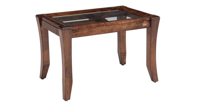 Hopper Beech Wood Side Table (Walnut Finish) by Urban Ladder - Front View Design 1 - 801383