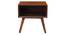 Bassett Steam Beech Wood Side Table (Brown Finish) by Urban Ladder - Design 1 Side View - 801388