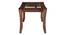 Hopper Beech Wood Side Table (Walnut Finish) by Urban Ladder - Rear View Design 1 - 801411