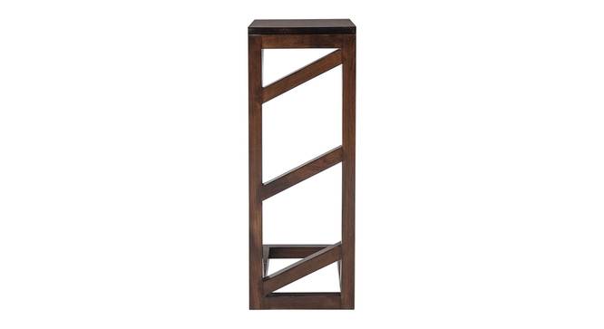 Pole Beech Wood (TALL) Side Table (Dark Oak Finish) by Urban Ladder - Design 1 Side View - 801448