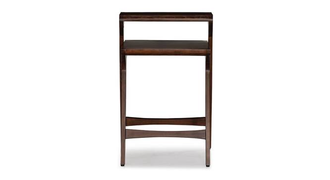 Mackenzie Side Table (Walnut Finish) by Urban Ladder - Design 1 Side View - 801455