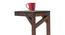 Pole Beech Wood (TALL) Side Table (Dark Oak Finish) by Urban Ladder - Ground View Design 1 - 801481