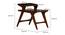 Mackenzie Solid Wood Side Table (Dark Oak Finish) by Urban Ladder - Design 1 Dimension - 801496