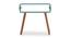 Fox Clear Glass Side Table (Glass Finish) by Urban Ladder - Design 1 Side View - 801527