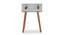 Fox Clear Glass Side Table (Glass Finish) by Urban Ladder - Ground View Design 1 - 801540