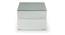 Kiara Clear Glass Side Table (Glass Finish) by Urban Ladder - Ground View Design 1 - 801541