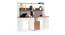 Connor Engineered Wood study table in White (White Finish) by Urban Ladder - Ground View Design 1 - 801548
