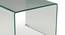 Kiara Clear Glass Side Table (Glass Finish) by Urban Ladder - Ground View Design 1 - 801582