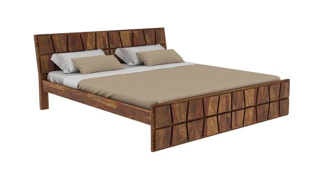 Antilles Non Storage Bed (King Bed Size, Brown Finish) by Urban Ladder - - 