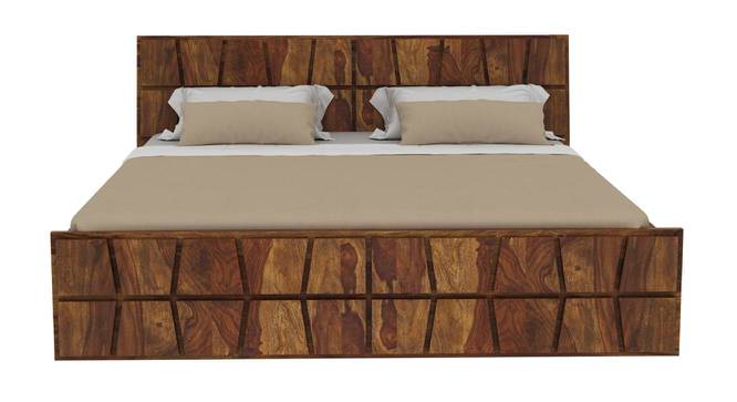 Antilles Non Storage Bed (King Bed Size, Brown Finish) by Urban Ladder - - 