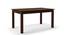Diner Solid Wood 6 Seater Dining Table With Set Of Persica Chairs In Dark Walnut Finish (Dark Walnut Finish) by Urban Ladder - Side View - 