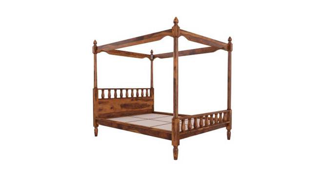 Aadrika Non Storage Bed (Queen Bed Size, PROVINCIAL TEAK Finish) by Urban Ladder - - 