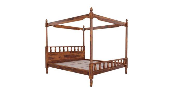 Aarna Non Storage Bed (Teak Finish, King Bed Size) by Urban Ladder - - 