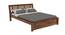 Barlavento Non Storage Bed (Queen Bed Size, PROVINCIAL TEAK Finish) by Urban Ladder - - 