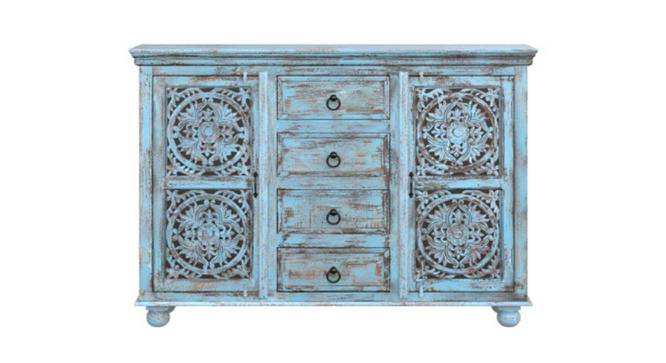 Azha Carving Sideboard (Distressed Finish) by Urban Ladder - - 