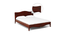 Ashmore Platform Bed (King Bed Size, HONEY Finish) by Urban Ladder - - 