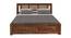 Barlavento Non Storage Bed (Queen Bed Size, PROVINCIAL TEAK Finish) by Urban Ladder - - 