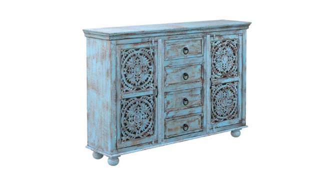 Azha Carving Sideboard (Distressed Finish) by Urban Ladder - - 