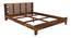 Banks Non Storage Bed (Queen Bed Size, Brown Finish) by Urban Ladder - - 
