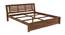 Belcher Non Storage Bed (King Bed Size, Brown Finish) by Urban Ladder - - 