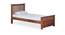 Cabo Non Storage Bed (Single Bed Size, Brown Finish) by Urban Ladder - - 