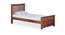 Cabo Non Storage Bed (Single Bed Size, Brown Finish) by Urban Ladder - - 
