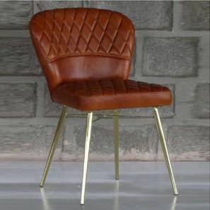 J And J Diningroom Design Desmond Accent Chair in Tan