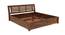 Christian Platform Storage Bed (King Bed Size, Brown Finish) by Urban Ladder - - 